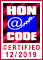 Nós aderimos aos princípios da charte HONcode da Fondation HON