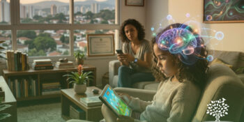 Efeitos do Tempo de Tela no Cérebro da Criança